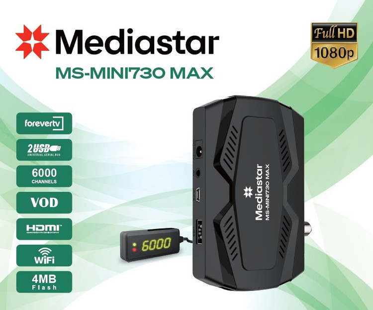 گیرنده دیجیتال مدیا استار مدل 730 max مکس